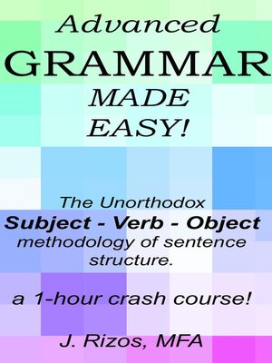 cover image of Advanced Grammar Made Easy